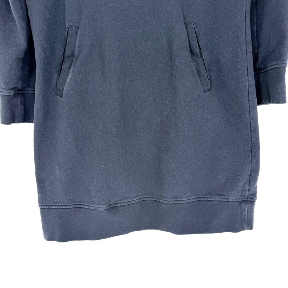 Toad&Co Follow Through Hooded Sweatshirt Dress In Big Sky Navy Size S Athleisure - Picture 6 of 15